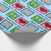 Peace Love Neurology Cadeaupapier (Hoek)