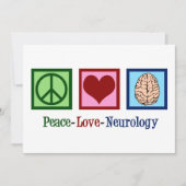 Peace Love Neurology Kaart (Voorkant)