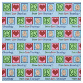 Peace Love Neurology Stof (Swatch)