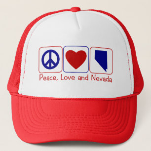 Peace Love Nevada Trucker Pet