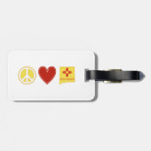 Peace Love New Mexico Bagagelabel (Achterkant horizontaal)