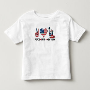 Peace Love New York Kinder Shirts