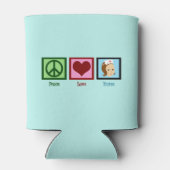 Peace Love Nurse Blikjeskoeler (Achterkant)