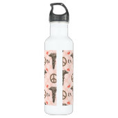 Peace Love Nurse Caduceus RN BPA Free Waterfles (Achterkant)