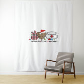 Peace Love Nurse, Halloween Classic T-shirt Wandkleed (In situ)