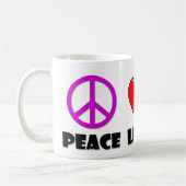 Peace Love Nurse Koffiemok (Links)