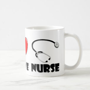 Peace Love Nurse Koffiemok