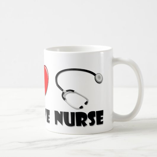 Peace Love Nurse Koffiemok (Rechts)