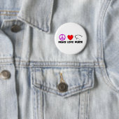 Peace Love Nurse Ronde Button 5,7 Cm (In situ)