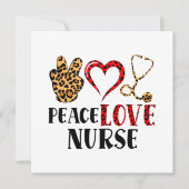 Peace Love Nurse - Schattige Nurse Design (2) (Voorkant)