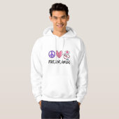 Peace Love Nursing Hoodie (Voorkant volledig)