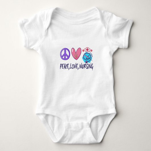 Peace Love Nursing Romper (Voorkant)