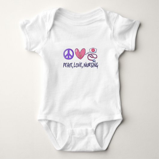 Peace Love Nursing Romper (Voorkant)