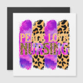 Peace Love Nursing - Schattige Nurse Design (2) (Voorkant / Achterkant)