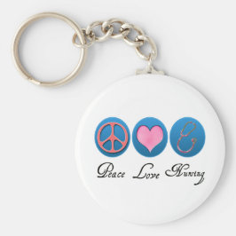 Peace Love Nursing Sleutelhanger