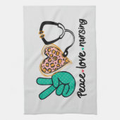 Peace Love Nursing Theedoek (Verticaal)