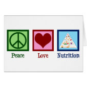 Peace Love Nutrition Card (Voorkant Horizontaal)