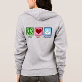 Peace Love Nutrition Hoodie (Achterkant)