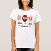 Peace Love Obama 44 Tanktop (Voorkant)