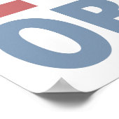 Peace Love Obama Poster (Hoek)