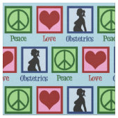 Peace Love Obstetrics Stof (Close Up)