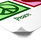 Peace Love Occupational Therapy Aangepast voor Kan Poster (Hoek)