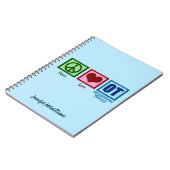 Peace Love Occupational Therapy Aangepast voor OT Notitieboek (Linkerzijde)