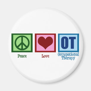 Peace Love Occupational Therapy Magneet