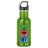Peace Love Occupational Therapy Waterfles (Voorkant)