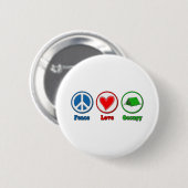 Peace Love Occupy Ronde Button 5,7 Cm (Voorkant /achterkant)