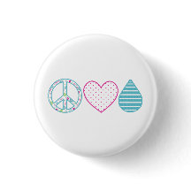 Peace Love Oils Button