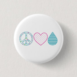 Peace Love Oils Button