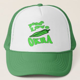 Peace Love Okra Trucker Pet