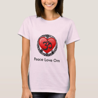 Peace Love Om Baby Doll T-Shirt (Fit-out)-opt 2