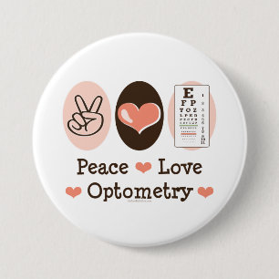 Peace Love Optometry Button