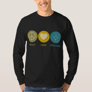 Peace Love Orienteering T-shirt
