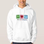Peace Love Orthopedica Cute Orthopedist Hoodie (Voorkant)