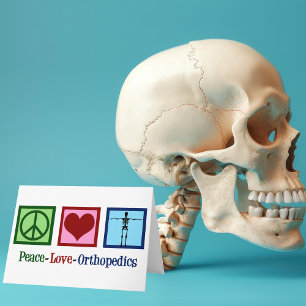 Peace Love Orthopedics Feestdagen Kaart