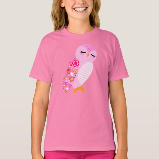 Peace & Love Owl T-shirt (Voorkant)