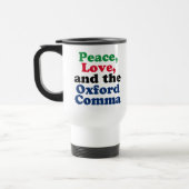 Peace Love Oxford Comma Funny English Grammar Reisbeker (Links)