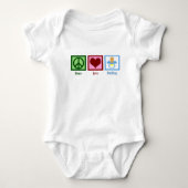 Peace Love Pacifiers Romper (Voorkant)
