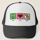 Peace Love Paint Trucker Pet (Voorkant)