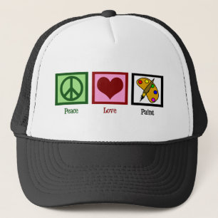 Peace Love Paint Trucker Pet
