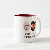 Peace Love Paleontology Mok (Voorkant rechts)