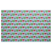 Peace Love Panda Beer Stof (Fat Quarter)