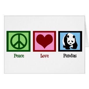 Peace Love Pandas