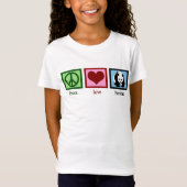Peace Love Pandas Cute Zoo Kinder T-shirt (Voorkant)
