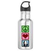 Peace Love Pandas Waterfles (Voorkant)