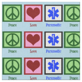 Peace Love Paramedic Stof (Close Up)