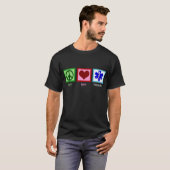 Peace Love Paramedic T-shirt (Voorkant volledig)